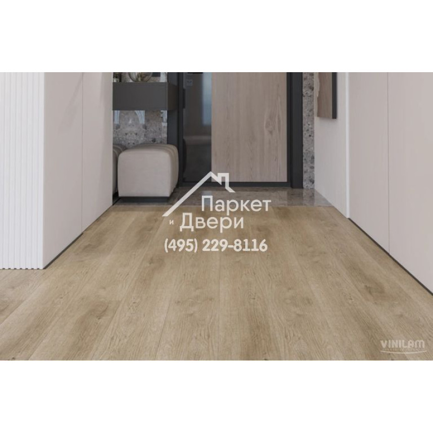 Виниловый пол Vinilam VINILAM Click 8857 Дуб Кассель 1220x181x3,7 мм-6