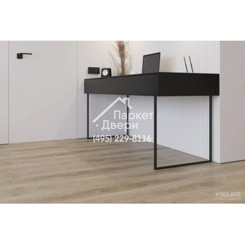 Виниловый пол Vinilam VINILAM Glue 8857 Дуб Кассель Glue 1228x188x2,5 мм