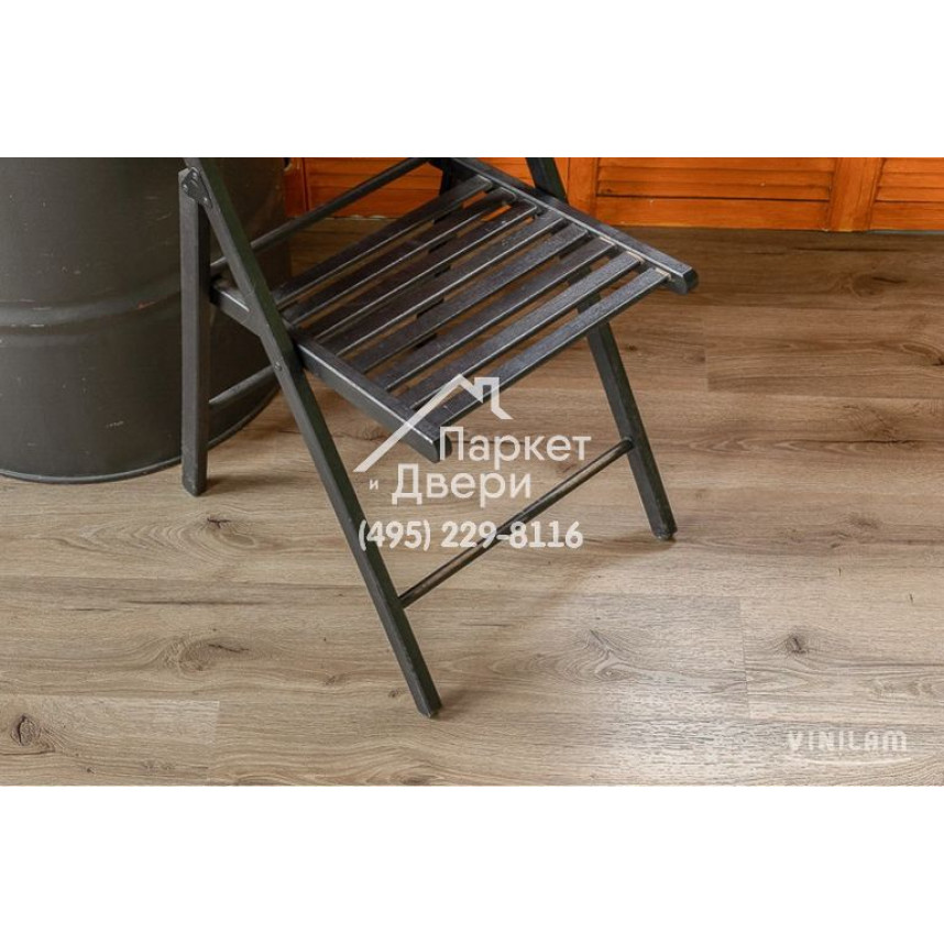Виниловый пол Vinilam VINILAM Click Дуб Дамп 8838 1220x181x3,7 мм-3