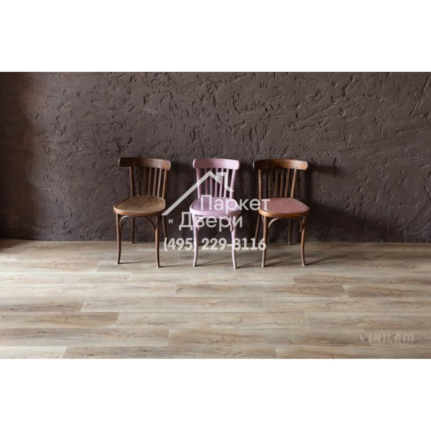 Виниловый пол Vinilam VINILAM Click Дуб Амберг 15783 1220x181x3,7 мм-3