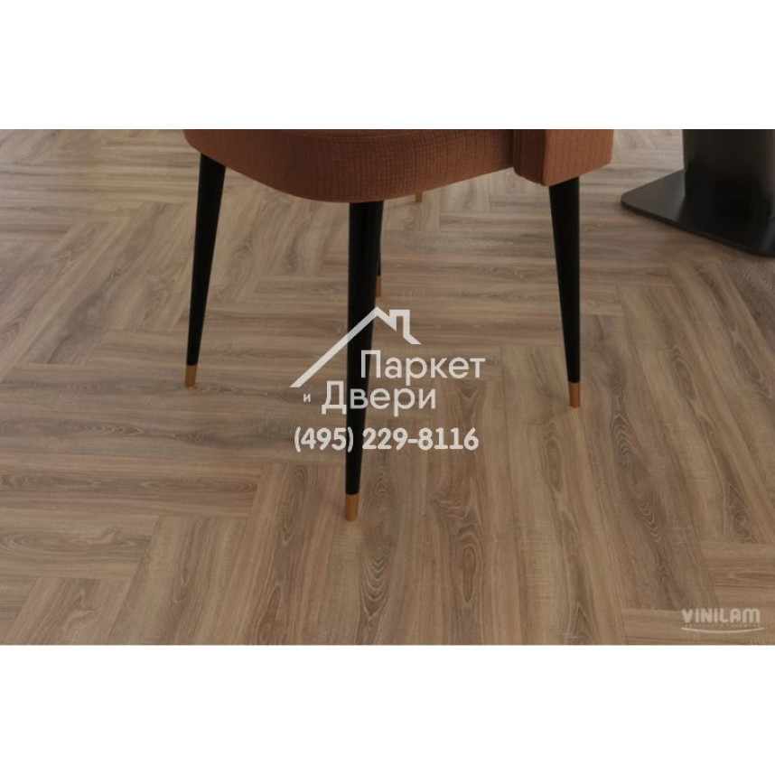 Виниловый пол Vinilam PARQUET Herringbone Glue GD11355 Паркет Монпелье Glue 762x152,4x2,5 мм-5