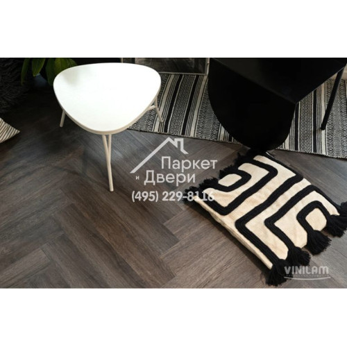 Виниловый пол Vinilam PARQUET Herringbone Паркет Донателло IS11211 720x120x6,5 мм