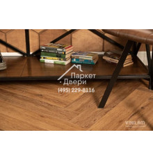 Виниловый пол Vinilam PARQUET Herringbone Паркет Де Вилль IS11210 720x120x6,5 мм