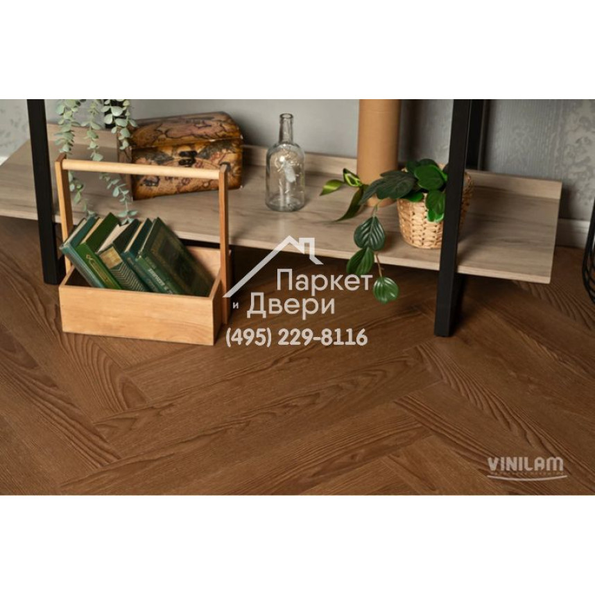 Виниловый пол Vinilam PARQUET Herringbone Glue GD11200 Паркет Винсент Glue 762x152,4x2,5 мм-3