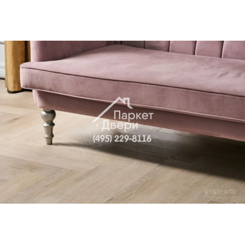 Виниловый пол Vinilam PARQUET Herringbone Glue GD11188 Паркет Скандинавский Glue 762x152,4x2,5 мм