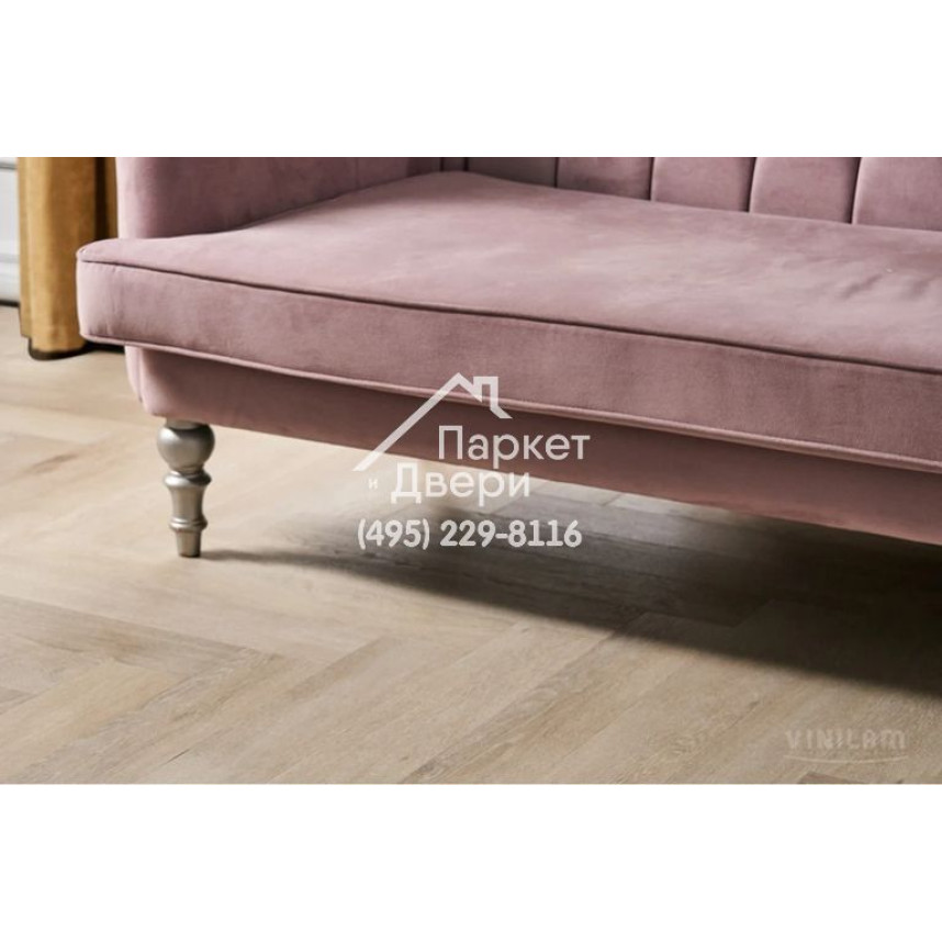 Виниловый пол Vinilam PARQUET Herringbone Glue GD11188 Паркет Скандинавский Glue 762x152,4x2,5 мм-3