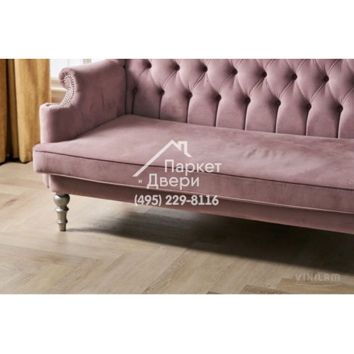 Виниловый пол Vinilam PARQUET Herringbone Glue GD11188 Паркет Скандинавский Glue 762x152,4x2,5 мм