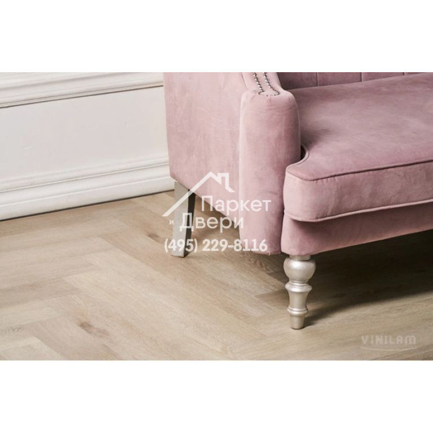 Виниловый пол Vinilam PARQUET Herringbone Паркет Скандинавский IS11188 720x120x6,5 мм-2