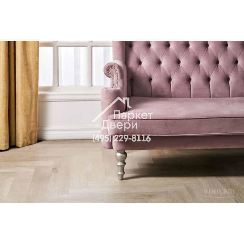 Виниловый пол Vinilam PARQUET Herringbone Паркет Скандинавский IS11188 720x120x6,5 мм-6