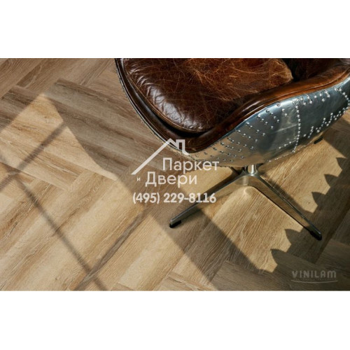 Виниловый пол Vinilam PARQUET Herringbone Glue GD11166 Паркет Классический Glue 762x152,4x2,5 мм