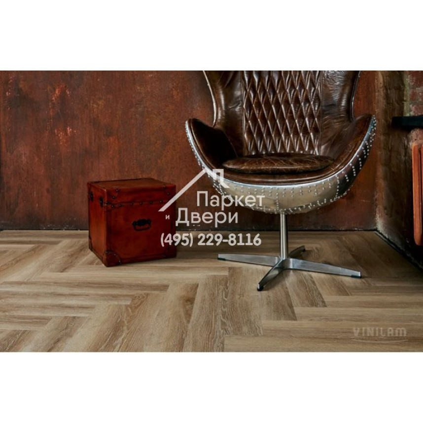 Виниловый пол Vinilam PARQUET Herringbone Glue GD11166 Паркет Классический Glue 762x152,4x2,5 мм-8