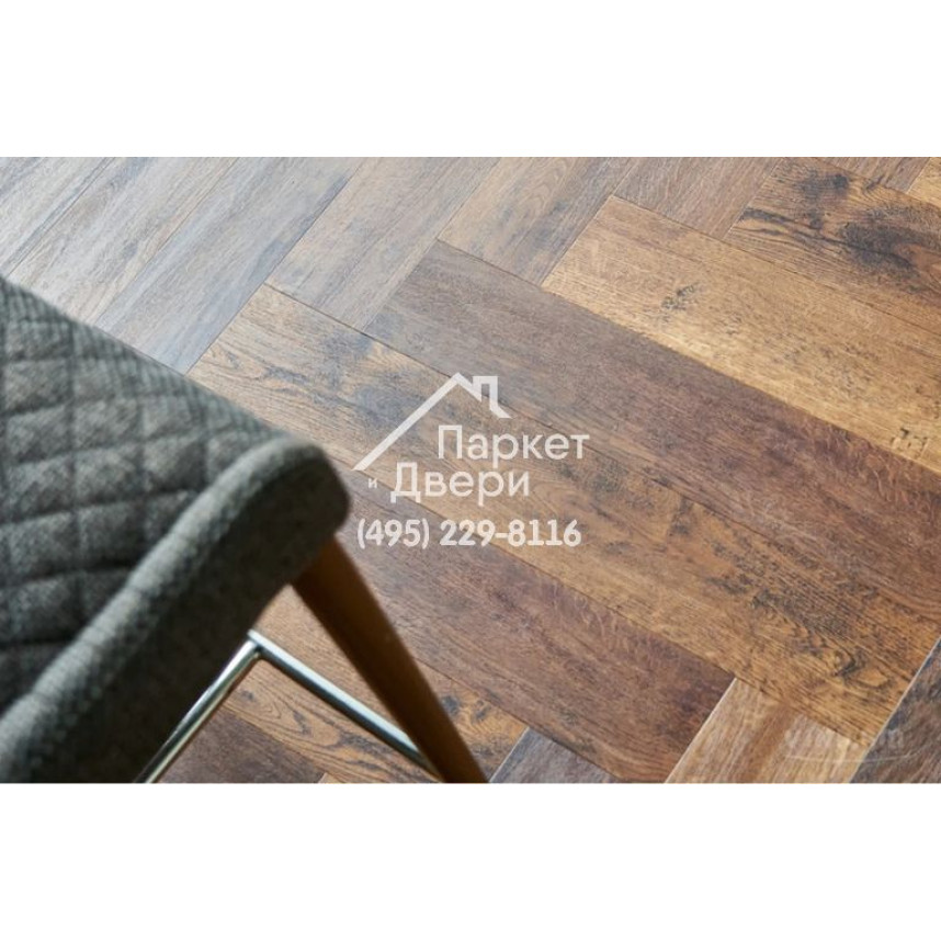 Виниловый пол Vinilam PARQUET Herringbone Glue GD11155 Паркет Парижский Glue 762x152,4x2,5 мм-3