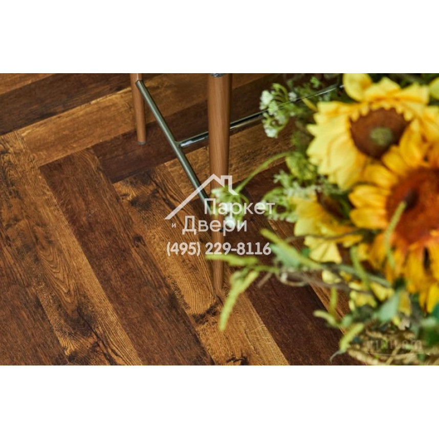 Виниловый пол Vinilam PARQUET Herringbone Паркет Парижский IS11155 720x120x6,5 мм-7