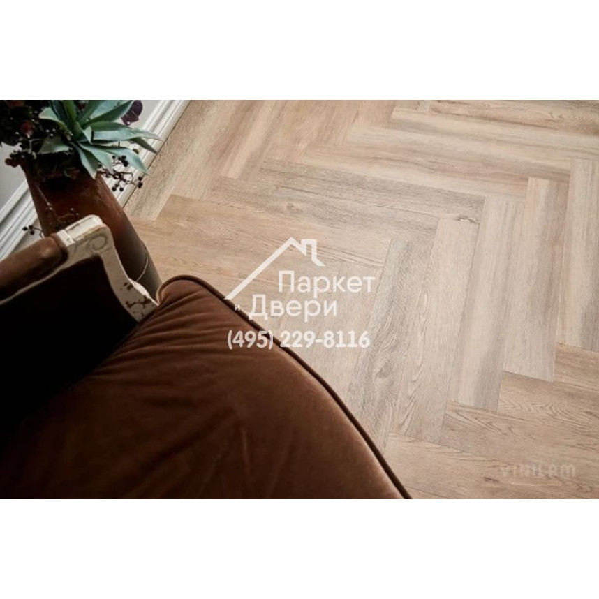 Виниловый пол Vinilam PARQUET Herringbone Glue GD11133 Паркет Северный Glue 762x152,4x2,5 мм-1