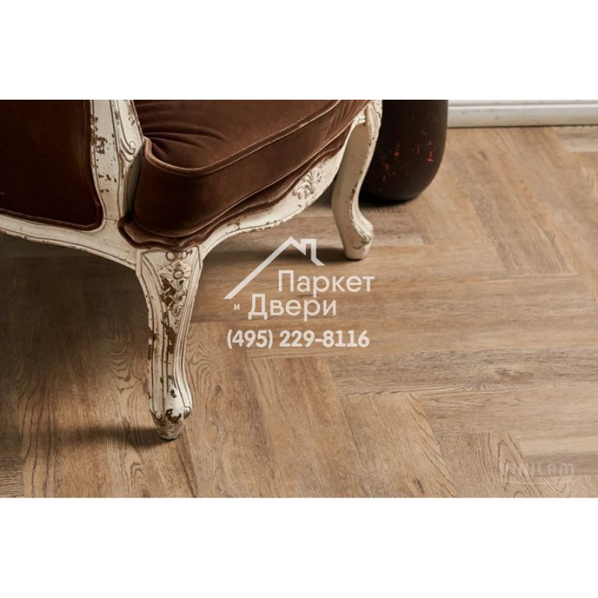 Виниловый пол Vinilam PARQUET Herringbone Glue GD11133 Паркет Северный Glue 762x152,4x2,5 мм-4