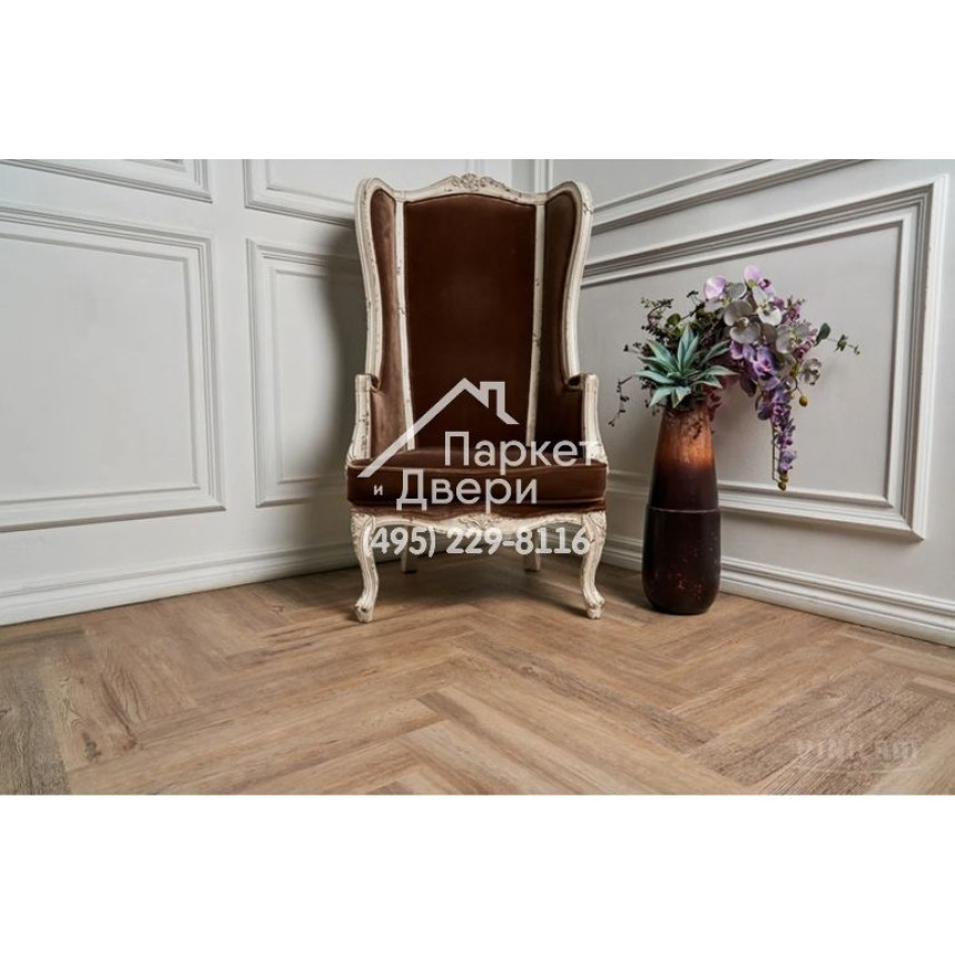 Виниловый пол Vinilam PARQUET Herringbone Glue GD11133 Паркет Северный Glue 762x152,4x2,5 мм-7
