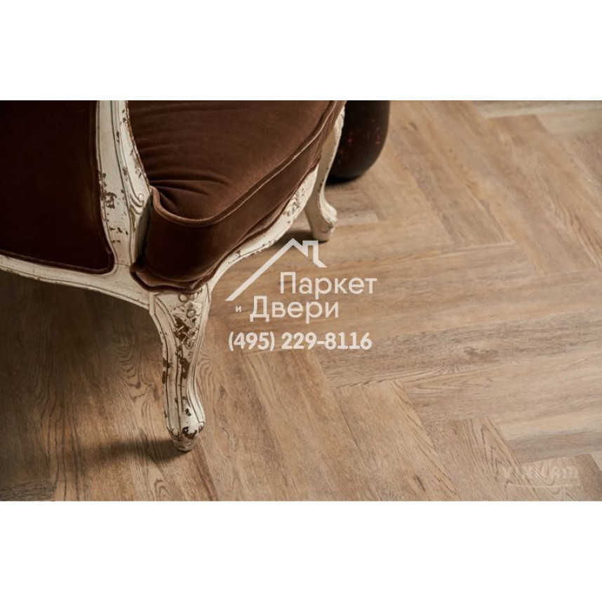 Виниловый пол Vinilam PARQUET Herringbone Glue GD11133 Паркет Северный Glue 762x152,4x2,5 мм-9