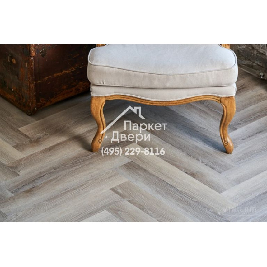 Виниловый пол Vinilam PARQUET Herringbone Паркет Эрмитаж IS11122 720x120x6,5 мм-5