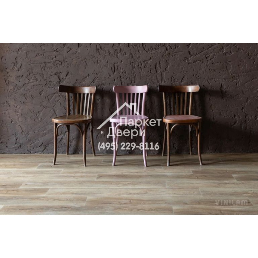 Виниловый пол Vinilam VINILAM Glue Дуб Амберг (Rich) 15783 Glue 1228x188x2,5 мм-4