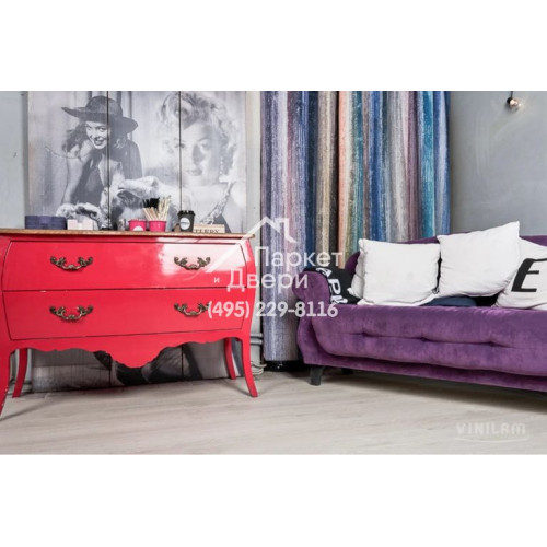 Виниловый пол Vinilam VINILAM Cork Дуб Линтер 10-077 1220x227x7 мм