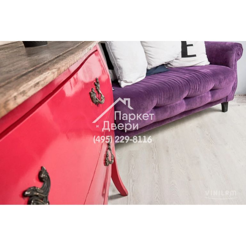 Виниловый пол Vinilam VINILAM Cork Дуб Линтер 10-077 1220x227x7 мм-4