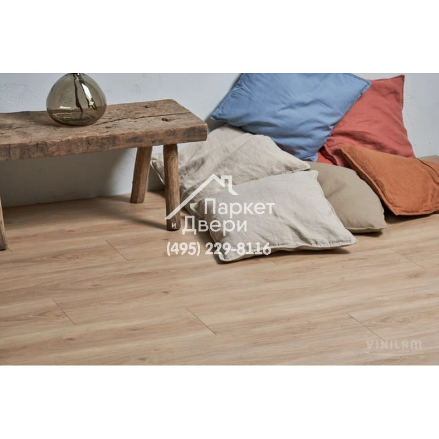 Виниловый пол Vinilam VINILAM Cork Дуб Батис 10-099V 1220x227x7 мм-9
