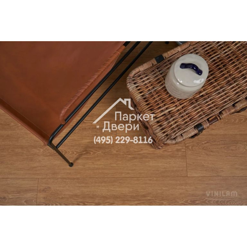 Виниловый пол Vinilam VINILAM Cork Дуб Мейс 10-080V 1220x227x7 мм-4