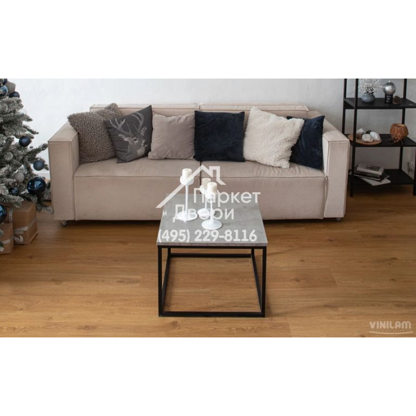 Виниловый пол Vinilam VINILAM Cork Premium 33951 Дуб Севилья 1220x225x8 мм