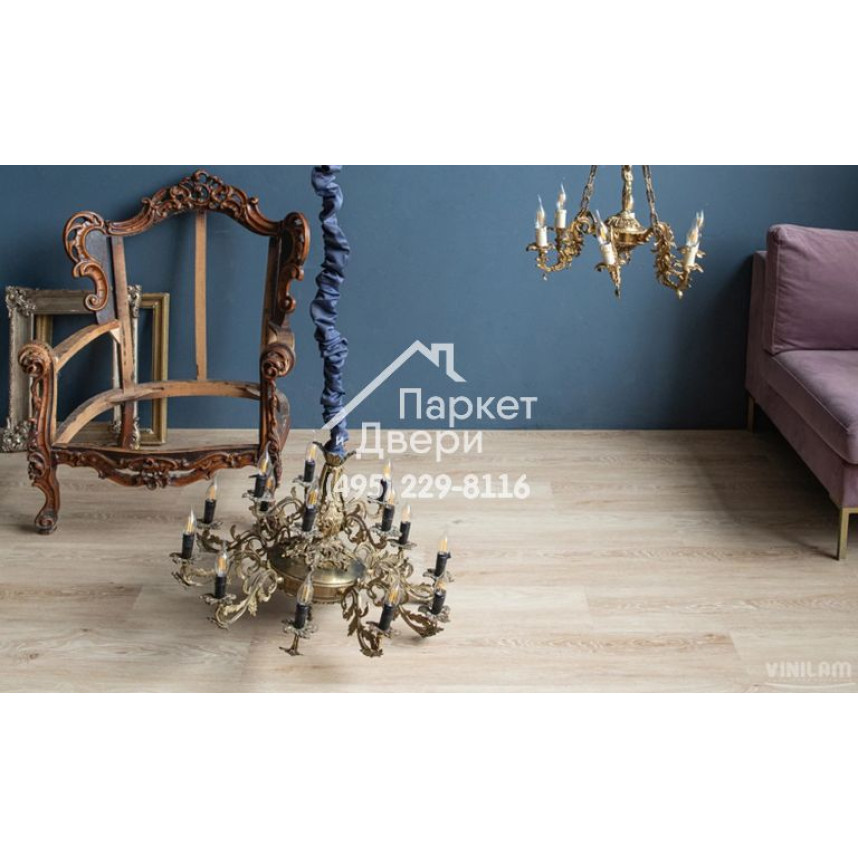 Виниловый пол Vinilam VINILAM Glue Luxury 33555 Дуб Сарагоса Glue 1227x232x2,5 мм