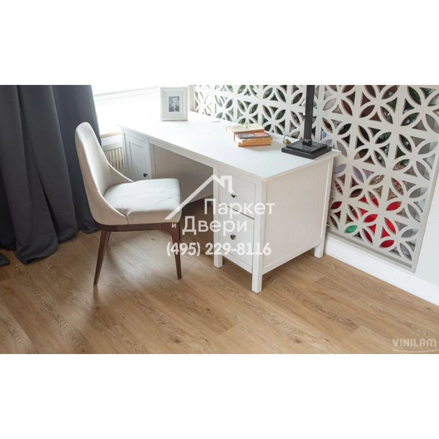 Виниловый пол Vinilam VINILAM Cork Premium 33777 Дуб Ронда 1220x225x8 мм