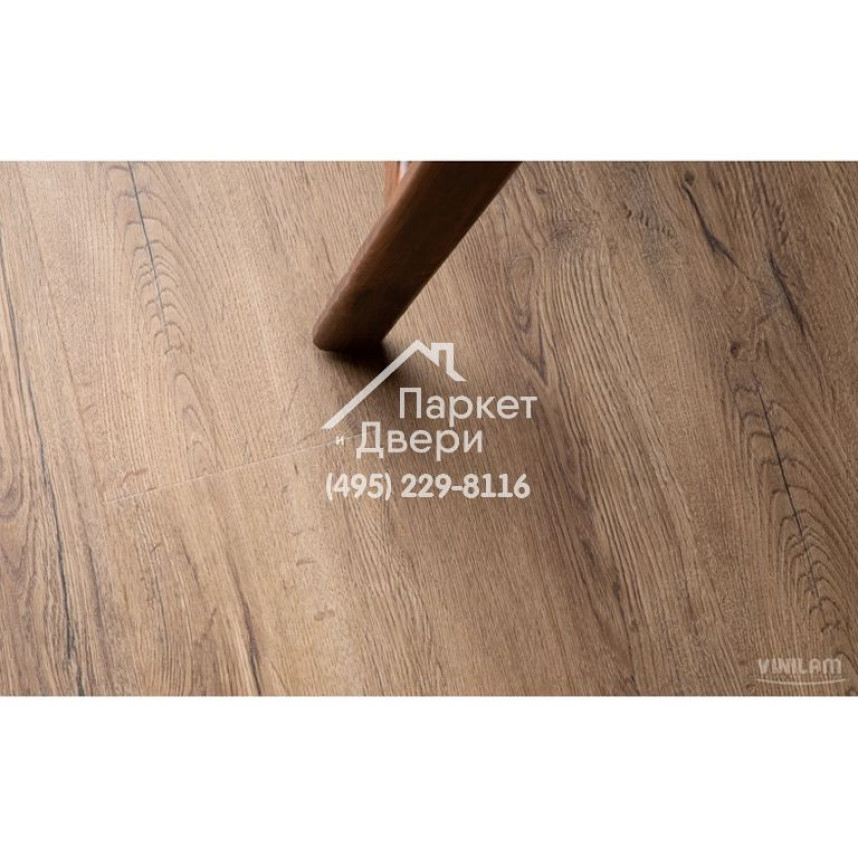 Виниловый пол Vinilam VINILAM Cork Premium 33259 Дуб Кордова 1220x225x8 мм-9