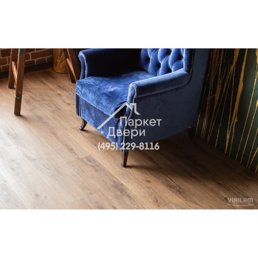 Виниловый пол Vinilam VINILAM Cork Premium 33259 Дуб Кордова 1220x225x8 мм-6