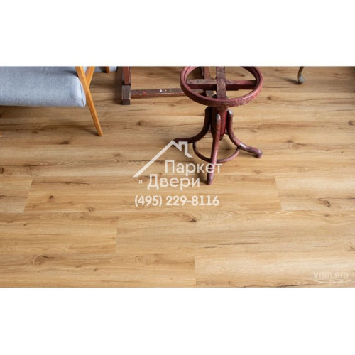 Виниловый пол Vinilam VINILAM Cork Premium 33100 Дуб Мадрид 1220x225x8 мм