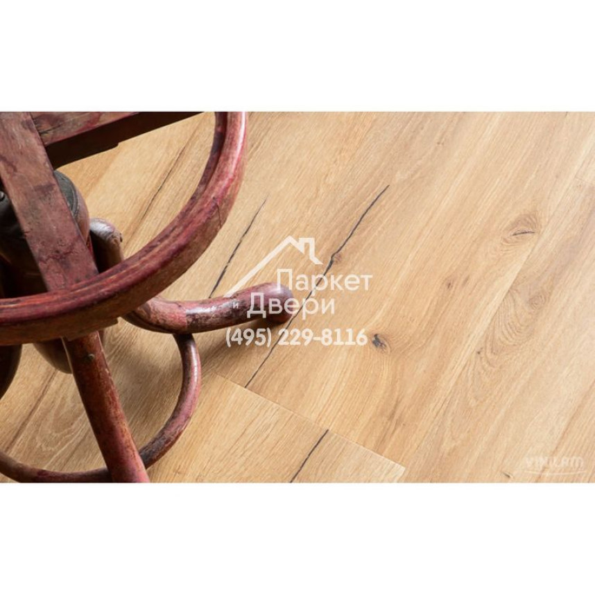 Виниловый пол Vinilam VINILAM Cork Premium 33100 Дуб Мадрид 1220x225x8 мм-7