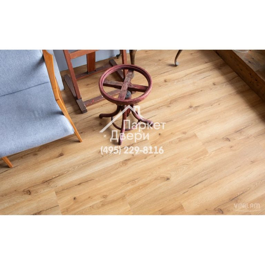 Виниловый пол Vinilam VINILAM Glue Luxury 33100 Дуб Мадрид Glue 1227x232x2,5 мм-10