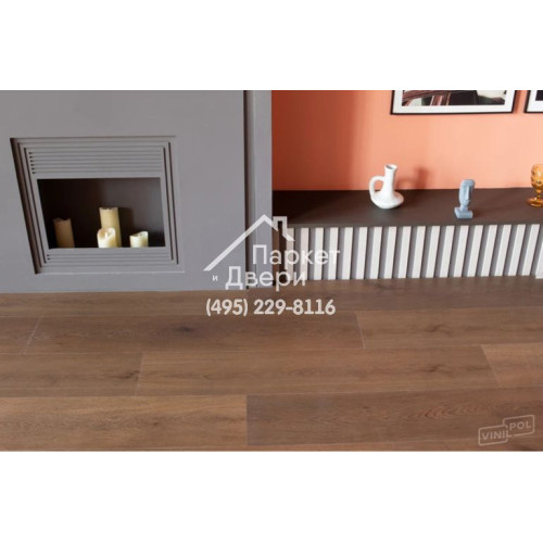 Виниловый пол Vinilam VinilPol 8811-EIR Дуб Бравон 5 mm 1220x228x5 мм