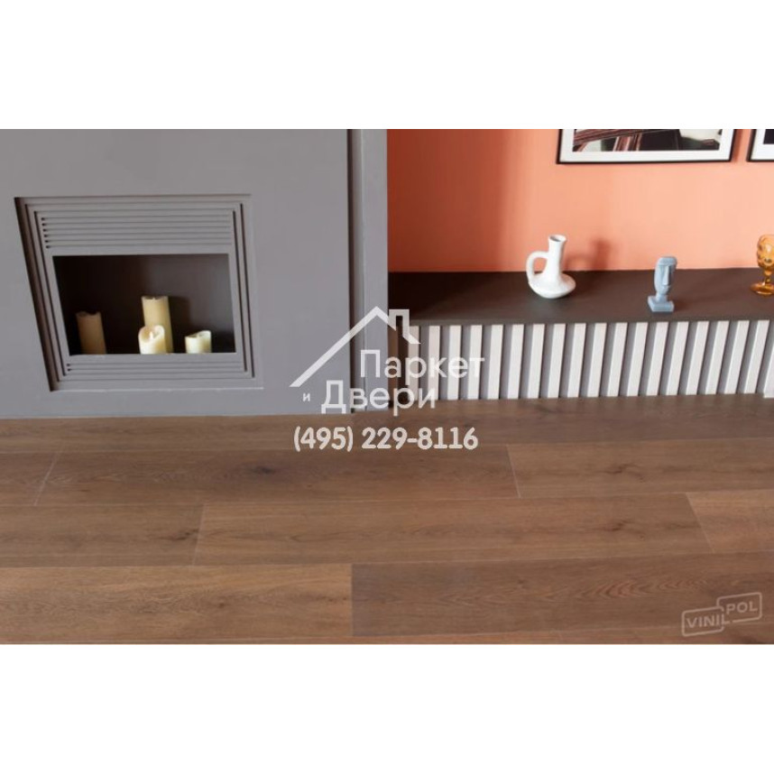 Виниловый пол Vinilam VinilPol 8811-EIR Дуб Бравон 5 mm 1220x228x5 мм-4