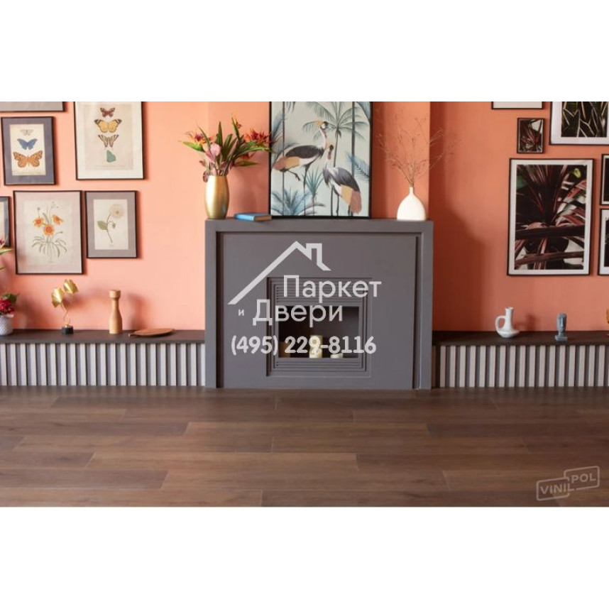 Виниловый пол Vinilam VinilPol 8811-EIR Дуб Бравон 5 mm 1220x228x5 мм-13