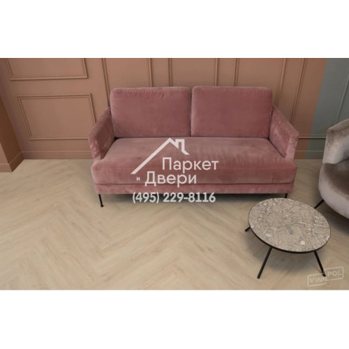 Виниловый пол Vinilam VinilPol Herringbone 9966 Паркет Руссо 762x127x7 мм
