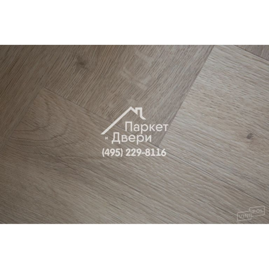 Виниловый пол Vinilam VinilPol Herringbone 9944 Паркет Палладио 762x127x7 мм-3