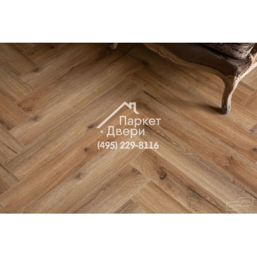 Виниловый пол Vinilam VinilPol Herringbone 9933 Паркет Франческо 762x127x7 мм