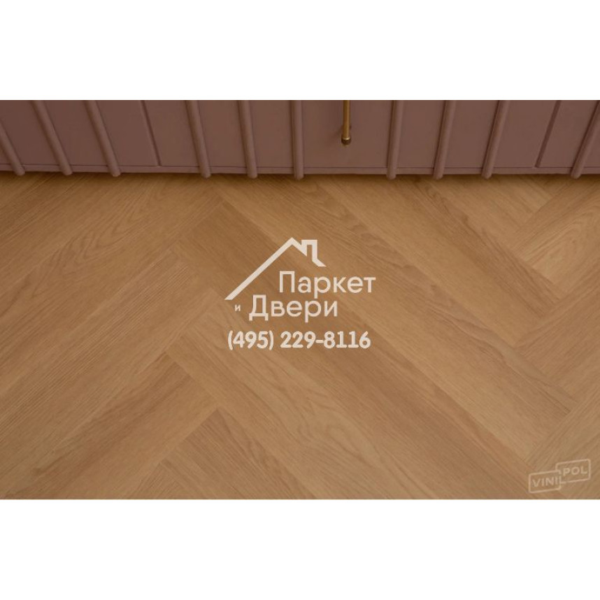 Виниловый пол Vinilam VinilPol Herringbone 9922 Паркет Васко да Гама 762x127x7 мм-10