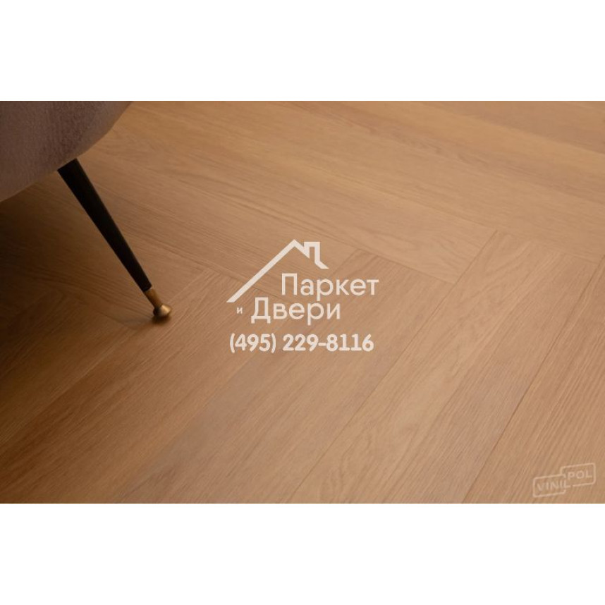 Виниловый пол Vinilam VinilPol Herringbone 9922 Паркет Васко да Гама 762x127x7 мм-9