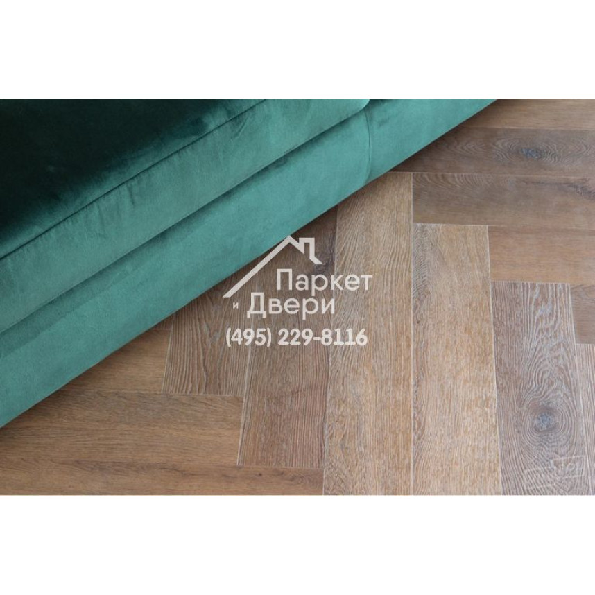 Виниловый пол Vinilam VinilPol Herringbone 9911 Паркет Пикассо 762x127x7 мм-6