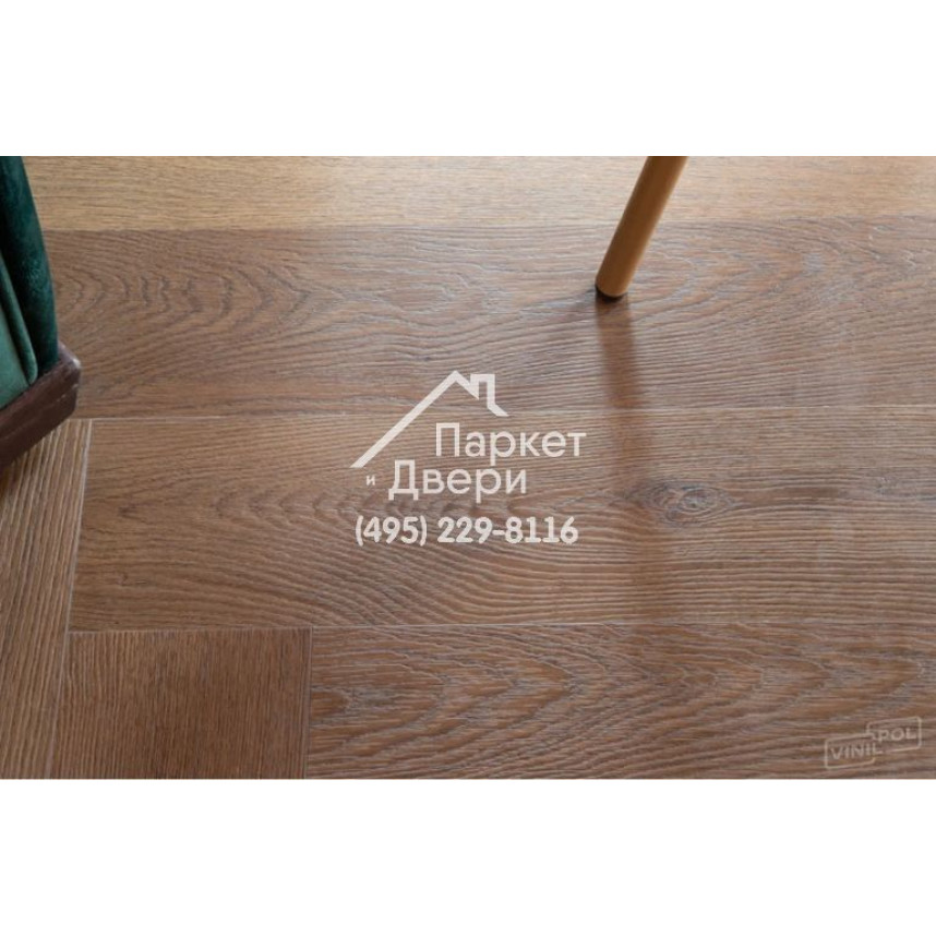 Виниловый пол Vinilam VinilPol Herringbone 9911 Паркет Пикассо 762x127x7 мм-9