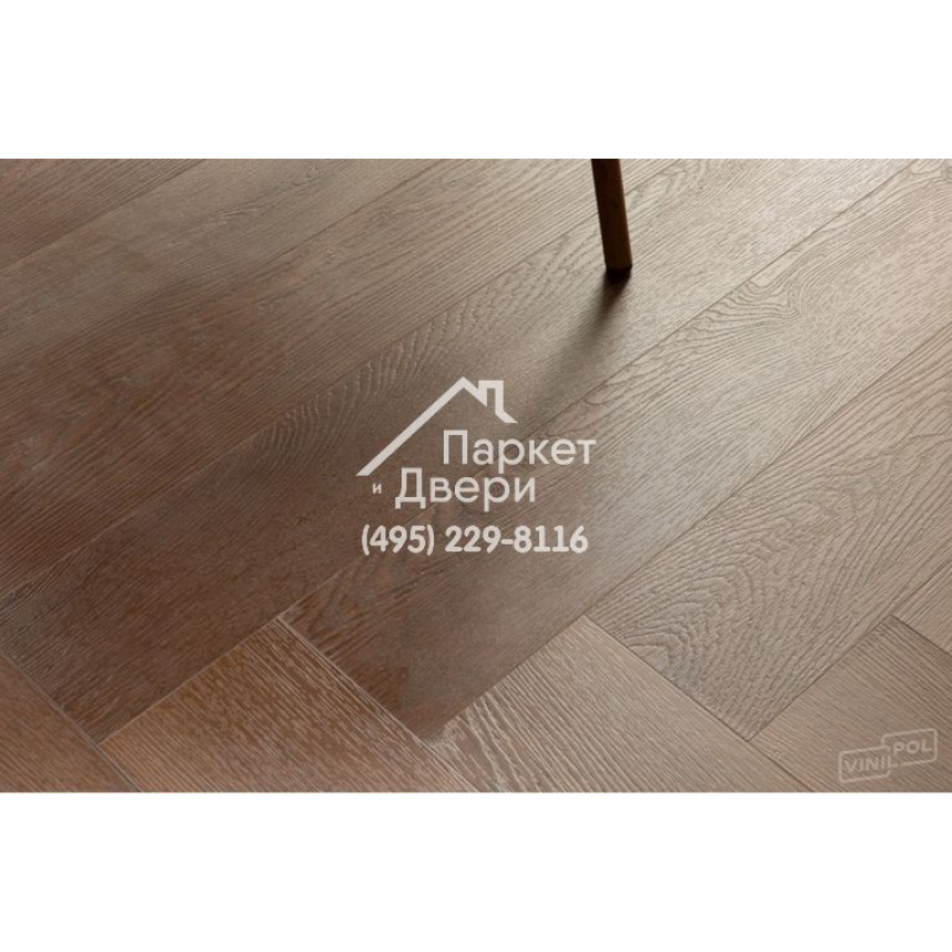Виниловый пол Vinilam VinilPol Herringbone 9911 Паркет Пикассо 762x127x7 мм-8