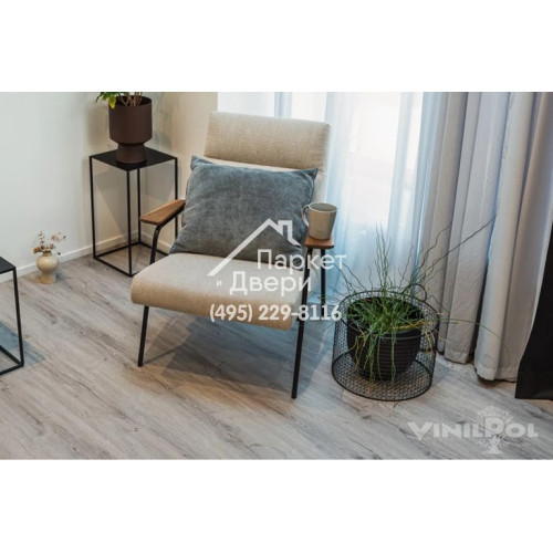 Виниловый пол Vinilam VinilPol 7897-EIR Дуб Неаполь 5 mm 1220x228x5 мм