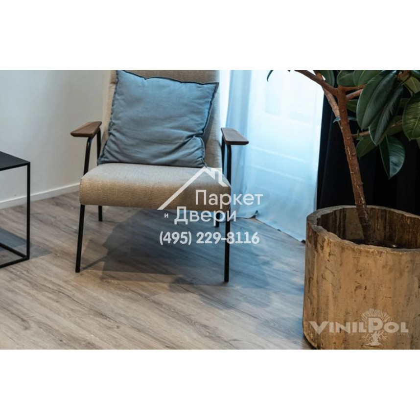 Виниловый пол Vinilam VinilPol 7897-EIR Дуб Неаполь 5 mm 1220x228x5 мм-7