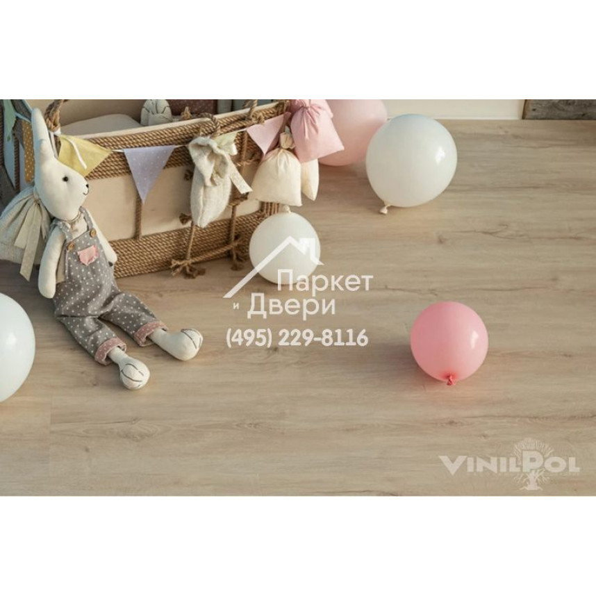 Виниловый пол Vinilam VinilPol 7893-EIR Дуб Сиена 5 mm 1220x228x5 мм-3