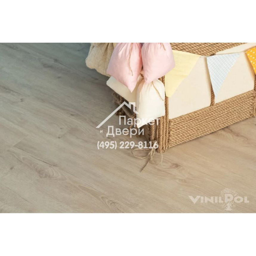 Виниловый пол Vinilam VinilPol 7893-EIR Дуб Сиена 5 mm 1220x228x5 мм-4